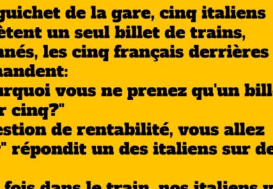 blague italien guichet