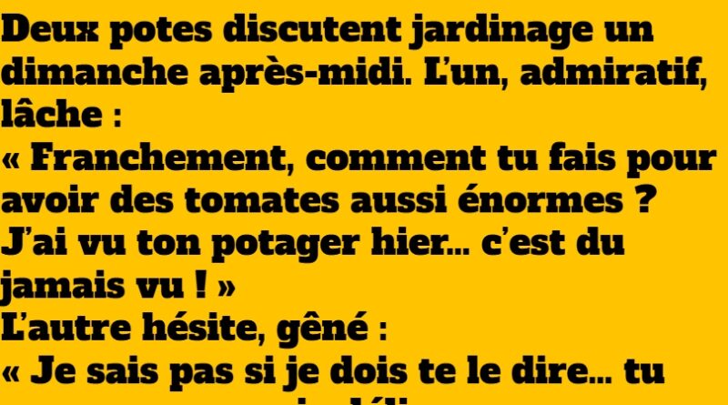 blague jardinage