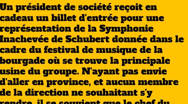 blague président