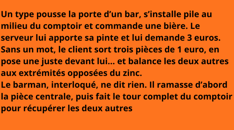 blague barman