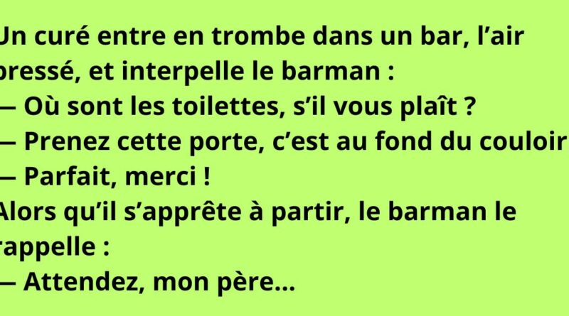 blague dans un bar