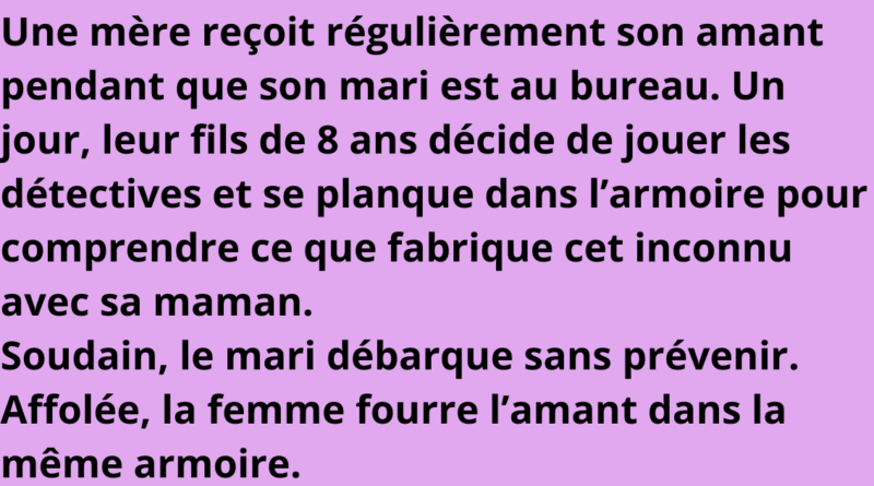 blague gamin armoire