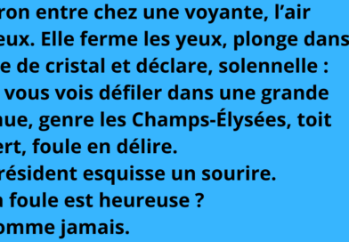 blague macron