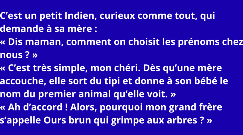 blague prénom indien