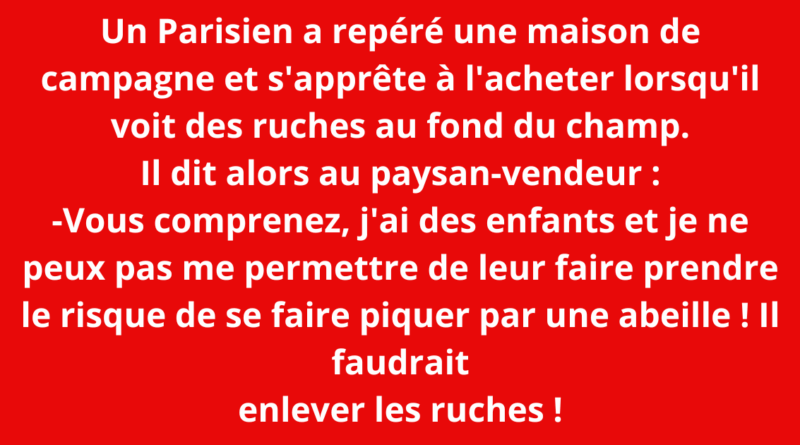 blague ruches