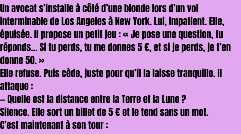 blague blonde avocat
