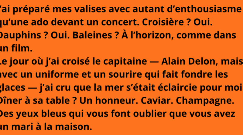 blague croisière