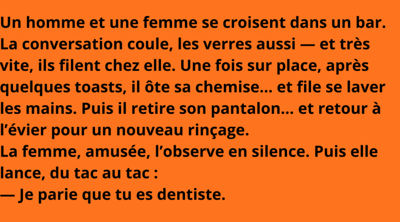 blague dentiste