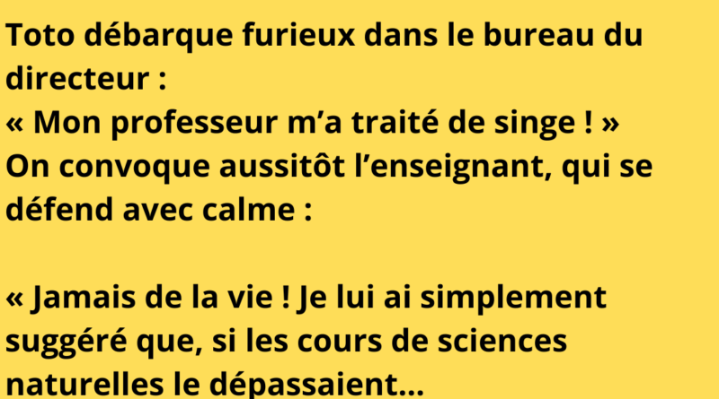 blague toto directeur