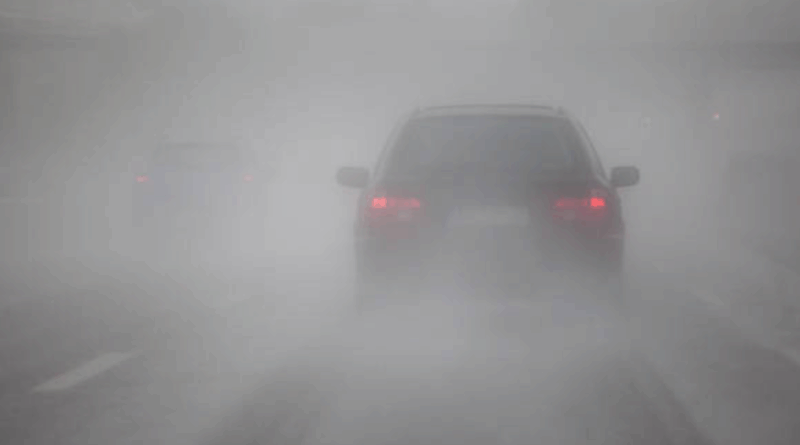 brouillard voiture