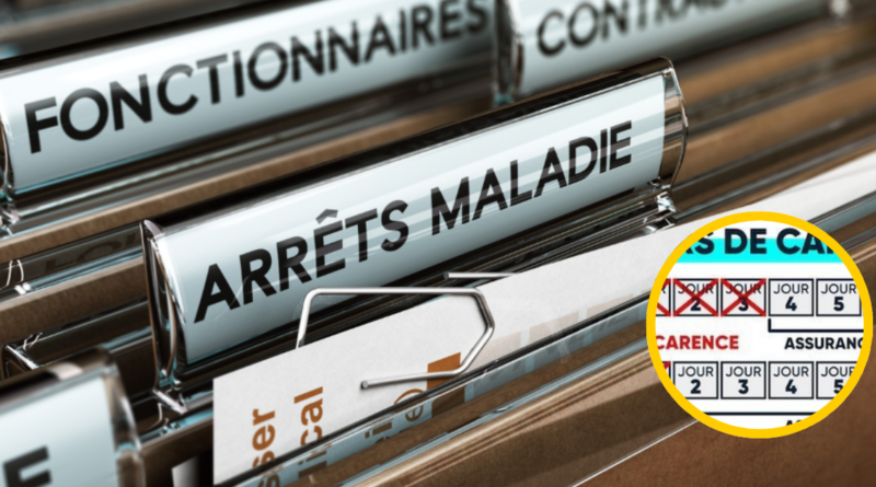 3 jours de carence dans le public