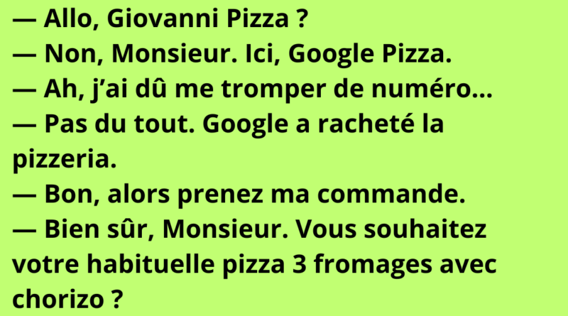 google pizza