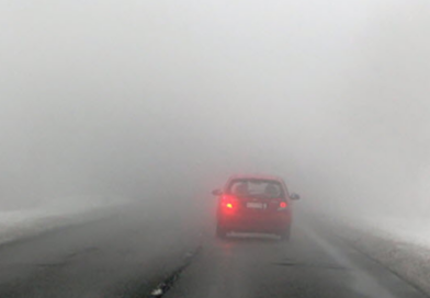voiture brouillard