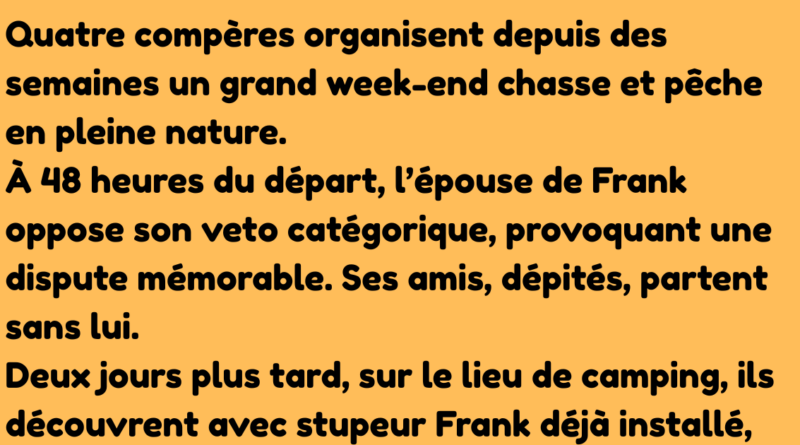 Un jeune Belge vient tout juste d’épouser une magnifique jeune femme. Le lendemain matin, ses amis le croisent par hasard et lui lancent « Alors, cette nuit de noces, ça a donné quoi » « Oh, je