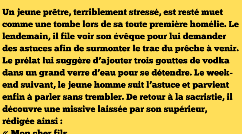 Un jeune Belge vient tout juste d’épouser une magnifique jeune femme. Le lendemain matin, ses amis le croisent par hasard et lui lancent « Alors, cette nuit de noces, ça a donné quoi » « Oh, je