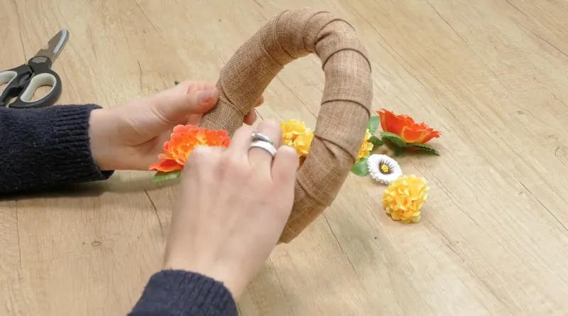 diy couronne printemps