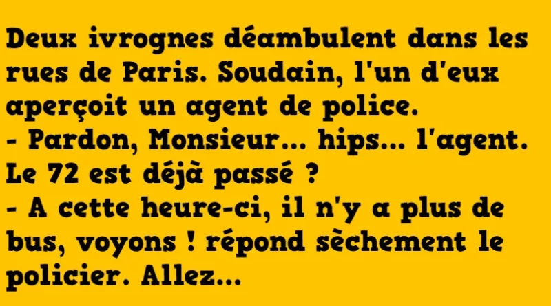 blague les deux ivrognes