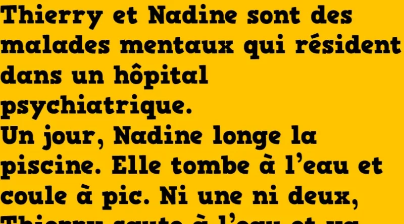 Blague Un docteur décide de le laisser sortir un fou de l’hôpital psychiatrique !