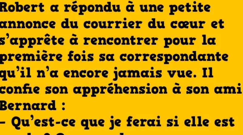 Blague le courrier du cœur