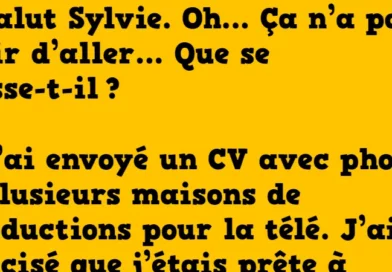 Une je veux absolument passer à la télé