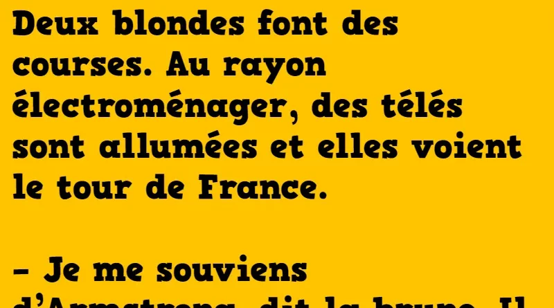 blague deux blondes