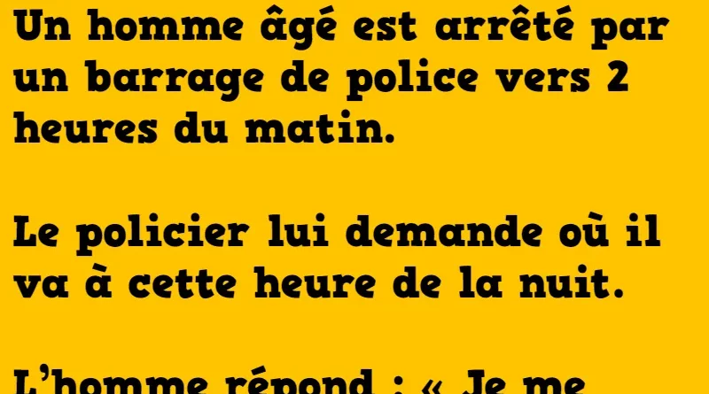 blague la conférence tardive