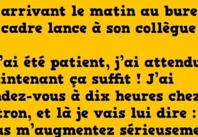 blague on a coupé la poire en deux