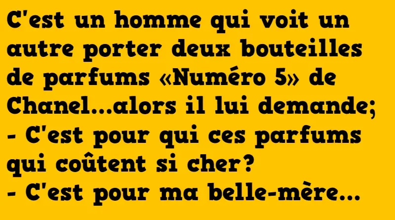 blague quand tu aimes ta belle-mère