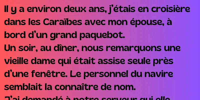 blague seule en croisière