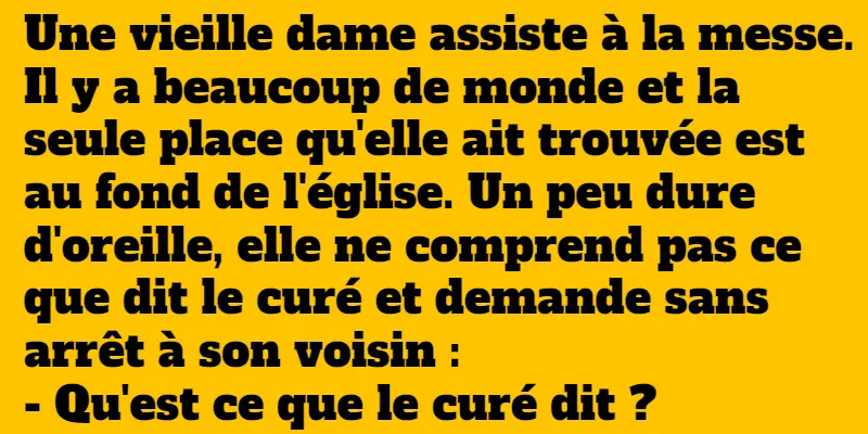 blague une vieille dame a une confession à faire