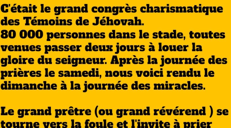 blague Alleluia Alleluia