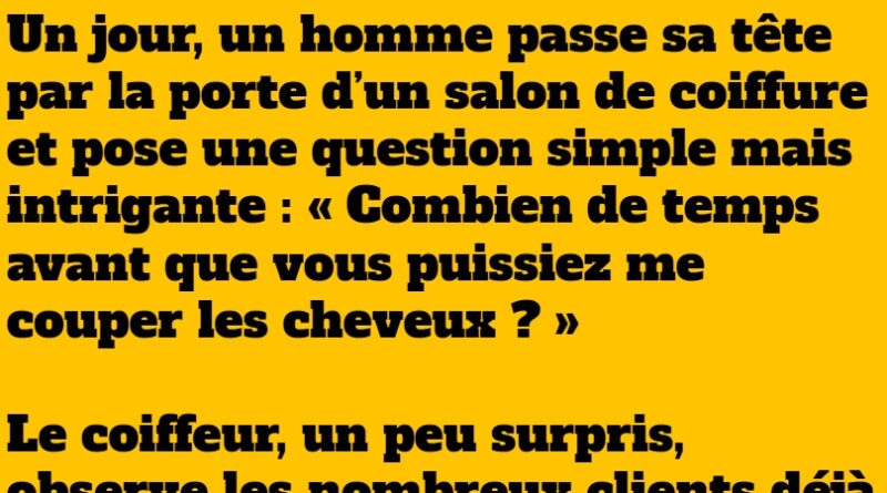 blague chez le coiffeur