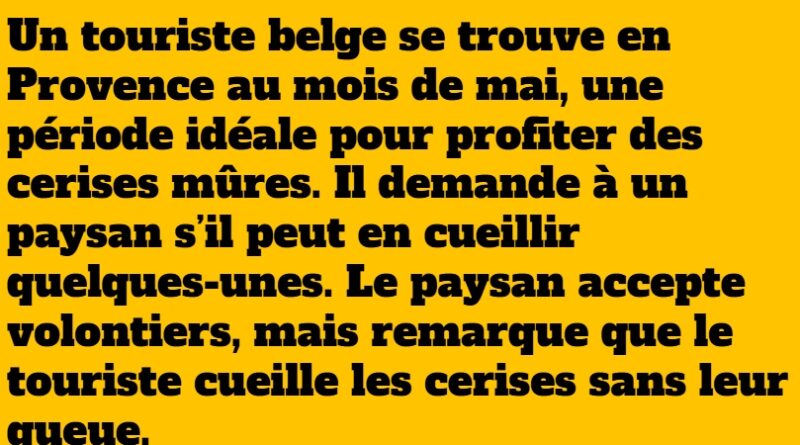 blague cerise