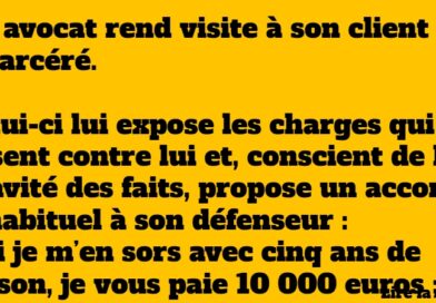 Blague du jour : L’avocat et la peine réduite