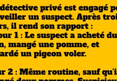 Le détective trop observateur