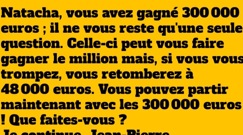 blague le million