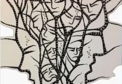 Seul un esprit aiguisé peut trouver les 13 visages cachés dans ce dessin noir et blanc