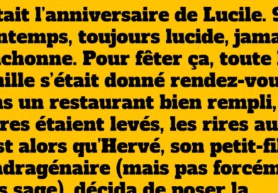 Une mamie réaliste fête ses 98 ans et déclare vouloir être incinérée... sur le parking du Leclerc !