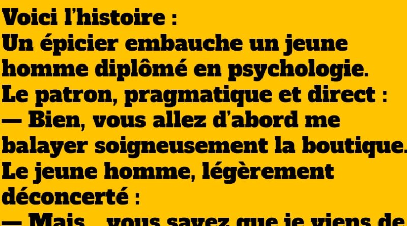Une blague de psychologie légèrement déroutante… Mais très éducative