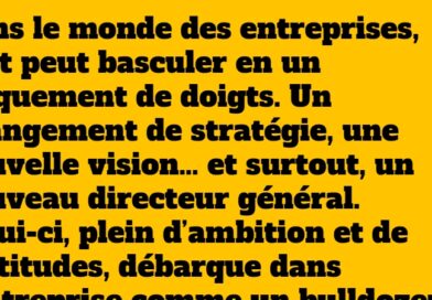 blague le nouveau directeur