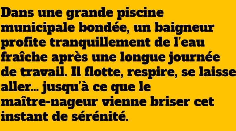 blague piscine