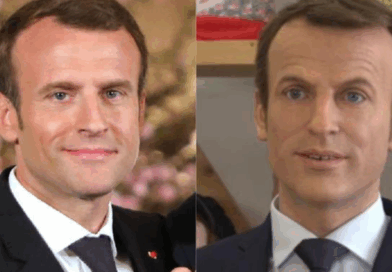 macron statue