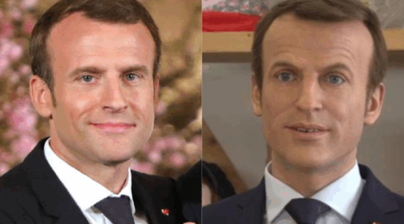 macron statue