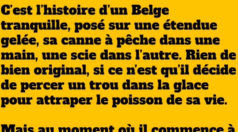 blague belge patinoire
