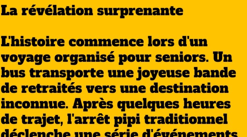 blague révélation