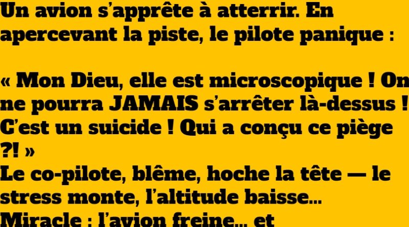 blague avion