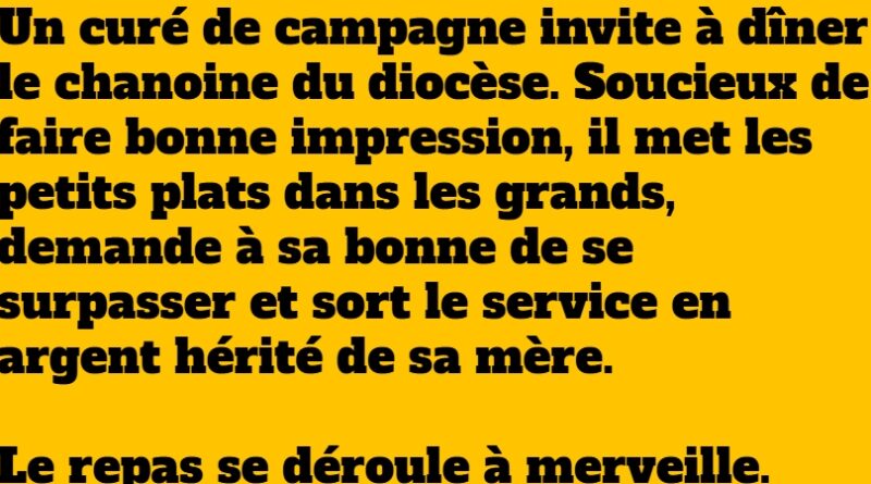 blague curé de campagne
