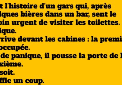 blague toilettes d'un bar
