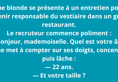 blague blonde