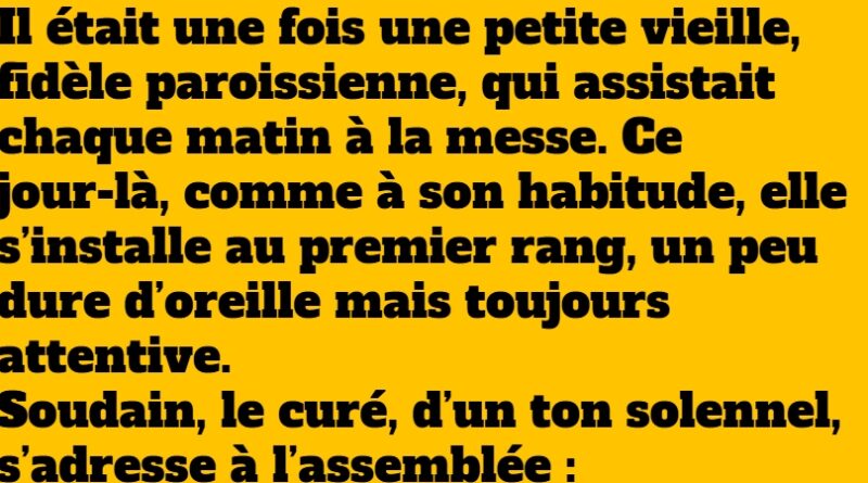 blague messe